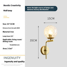 Carica l'immagine nel visualizzatore di Gallery, Modern Minimalist Creative Bedroom Bedside Wall Lamp
