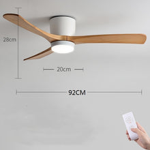Carica l&#39;immagine nel visualizzatore di Gallery, One Bedroom Household Electric Fan Pendant Lamp
