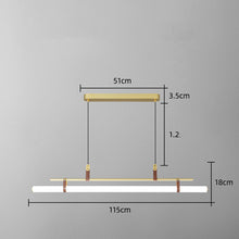 Carica l'immagine nel visualizzatore di Gallery, One Line Hanging Lamp For Restaurant Bar Counter
