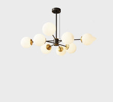 Carica l'immagine nel visualizzatore di Gallery, Lampadario Nordico a Sfere in Vetro – Eleganza Moderna per il Living
