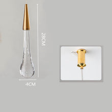Carica l&#39;immagine nel visualizzatore di Gallery, Creative water drop lamp at the front desk
