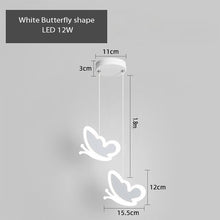 Carica l'immagine nel visualizzatore di Gallery, Lampadario Creativo a Sospensione – Cuore, Fiore o Farfalla
