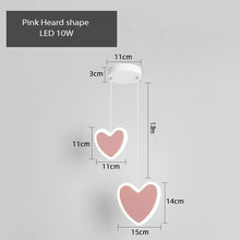 Carica l'immagine nel visualizzatore di Gallery, Lampadario Creativo a Sospensione – Cuore, Fiore o Farfalla
