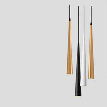 Carica l'immagine nel visualizzatore di Gallery, Led Cylindrical Cone Chandelier Restaurant Hanging Downlight
