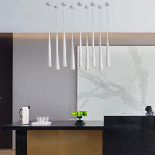 Carica l'immagine nel visualizzatore di Gallery, Led Cylindrical Cone Chandelier Restaurant Hanging Downlight
