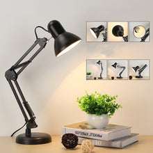 Carica l'immagine nel visualizzatore di Gallery, Long Arm Folding College Students Learning To Read LED Desk Bedroom Bedside Lamp
