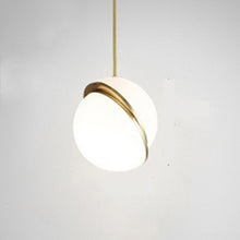 Carica l'immagine nel visualizzatore di Gallery, Nordic Light Luxury Small Chandelier Modern Minimalist Restaurant Bedside Spherical Lamp Creative Personality Coffee Shop Hairdresser Chandelier
