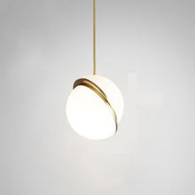 Carica l'immagine nel visualizzatore di Gallery, Nordic Light Luxury Small Chandelier Modern Minimalist Restaurant Bedside Spherical Lamp Creative Personality Coffee Shop Hairdresser Chandelier
