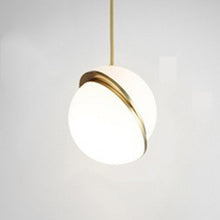 Carica l'immagine nel visualizzatore di Gallery, Nordic Light Luxury Small Chandelier Modern Minimalist Restaurant Bedside Spherical Lamp Creative Personality Coffee Shop Hairdresser Chandelier
