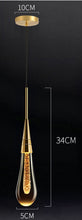 Carica l'immagine nel visualizzatore di Gallery, Applique LED in Cristallo K9 a Goccia
