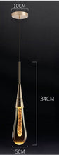 Carica l'immagine nel visualizzatore di Gallery, Applique LED in Cristallo K9 a Goccia
