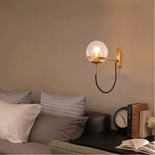 Carica l'immagine nel visualizzatore di Gallery, Glass Ball Wall Lamp Retro Restaurant Simple Hotel Bedside Lamp
