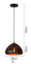 Carica l'immagine nel visualizzatore di Gallery, Simple Retro Wrought Iron Chandeliers Cafe Bar Single Head Lighting Bar
