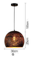 Carica l'immagine nel visualizzatore di Gallery, Simple Retro Wrought Iron Chandeliers Cafe Bar Single Head Lighting Bar
