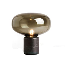 Carica l'immagine nel visualizzatore di Gallery, Modern Minimalist Marble Smoky Gray Living Room Bedroom Study Light Luxury Table Lamp
