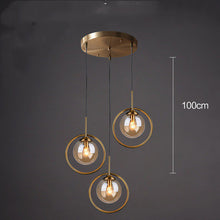 Carica l'immagine nel visualizzatore di Gallery, Lampadario Nordic Luxury in Vetro Artistico
