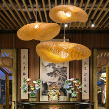 Carica l'immagine nel visualizzatore di Gallery, Bamboo Chandelier Chinese Zen Tea Room Lamp
