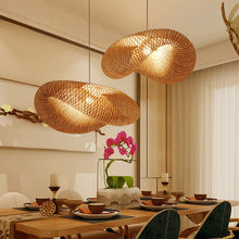 Carica l'immagine nel visualizzatore di Gallery, Bamboo Chandelier Chinese Zen Tea Room Lamp
