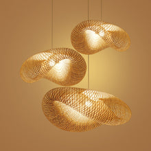 Carica l'immagine nel visualizzatore di Gallery, Bamboo Chandelier Chinese Zen Tea Room Lamp

