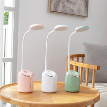 Carica l'immagine nel visualizzatore di Gallery, Lampada da scrivania a LED con umidificatore USB
