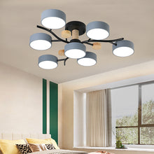 Carica l&#39;immagine nel visualizzatore di Gallery, Nordic Simple Log Macaron Living Room LED Ceiling Light
