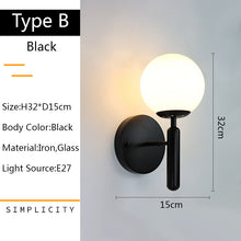 Carica l'immagine nel visualizzatore di Gallery, Nordic Creative Modern Corridor Hallway Porch Wall Lamp
