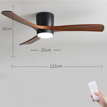 Carica l&#39;immagine nel visualizzatore di Gallery, One Bedroom Household Electric Fan Pendant Lamp
