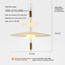 Carica l'immagine nel visualizzatore di Gallery, Modern Minimalist Chandelier Nordic Style Restaurant Acrylic
