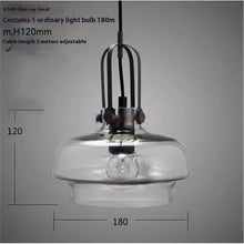 Carica l'immagine nel visualizzatore di Gallery, Retro Industrial Style Lighting Bar Glass Chandelier
