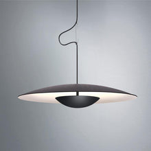 Carica l'immagine nel visualizzatore di Gallery, Lampadario a sospensione UFO – Design nordico in legno o nero opaco
