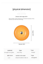 Carica l'immagine nel visualizzatore di Gallery, Donut Antique Bedroom Glass Decoration Ambience Light
