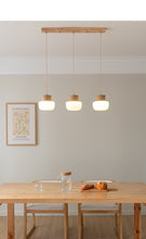 Carica l'immagine nel visualizzatore di Gallery, Japanese Style Log Designer Personalized Restaurant Bar Counter Three Small Droplight
