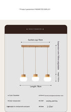 Carica l'immagine nel visualizzatore di Gallery, Japanese Style Log Designer Personalized Restaurant Bar Counter Three Small Droplight
