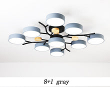 Carica l&#39;immagine nel visualizzatore di Gallery, Nordic Simple Log Macaron Living Room LED Ceiling Light
