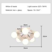 Carica l'immagine nel visualizzatore di Gallery, Plafoniera LED Petalo – Design Soffice per Camere da Letto e Camerette
