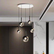 Carica l'immagine nel visualizzatore di Gallery, High-grade Empty Chandelier Rotating Staircase Long Chandelier
