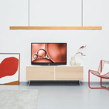 Carica l'immagine nel visualizzatore di Gallery, Japanese Style Modern Simple Zen Tea Room Solid Wood Strip Lamps
