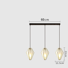 Carica l'immagine nel visualizzatore di Gallery, Postmodern Stained Glass Dining Room Chandelier
