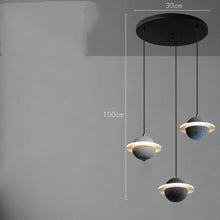 Carica l'immagine nel visualizzatore di Gallery, Planet Small Chandelier Red Single Head Bedroom Bedside Lamp
