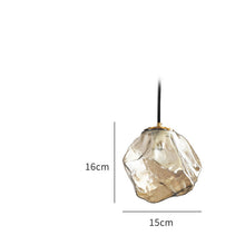 Carica l'immagine nel visualizzatore di Gallery, Minimalist Art Ice Cube Restaurant Chandelier Personality Creative
