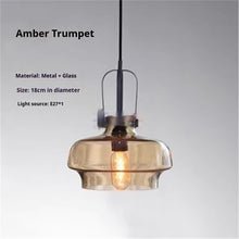 Carica l'immagine nel visualizzatore di Gallery, Retro Industrial Style Lighting Bar Glass Chandelier
