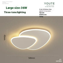 Carica l'immagine nel visualizzatore di Gallery, Lampada da Soffitto Moderna – Design Triangolare Morbido per Camera da Letto
