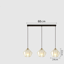 Carica l'immagine nel visualizzatore di Gallery, Postmodern Stained Glass Dining Room Chandelier
