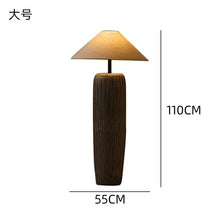Carica l'immagine nel visualizzatore di Gallery, Ceramic Table Lamp Silent Style Large Modern New Chinese Retro Nostalgic Hotel Homestay Ornament
