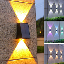 Carica l'immagine nel visualizzatore di Gallery, Solar Outdoor Wall Lamp Courtyard Decoration Atmosphere Wall Lamp
