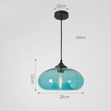 Carica l'immagine nel visualizzatore di Gallery, Nordic Modern Loft Pendant Lamp Glass Lustre Industrial Decor Hanging Lights Fixtures
