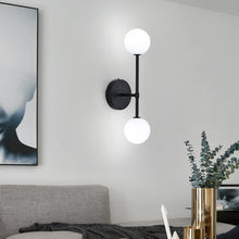 Carica l'immagine nel visualizzatore di Gallery, Iron Glass Nordic Light Luxury Creative Simple Living Room Bedroom Bedside Bathroom Mirror Front Lamp
