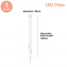 Carica l'immagine nel visualizzatore di Gallery, Lampadario a Goccia Cristallina – Design Scultoreo per Scale e In
