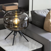 Carica l'immagine nel visualizzatore di Gallery, Individual Design Of Industrial Wind Glass Living Room Table Lamp
