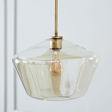 Carica l'immagine nel visualizzatore di Gallery, Nordic Modern Minimalist Cafe Bar Light Luxury Glass Single Head Small Chandelier
